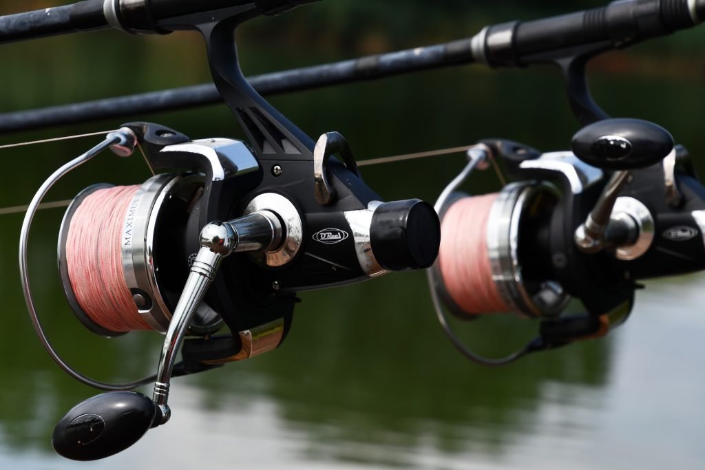 fishing lines on reels